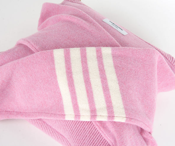 Thom Browne Merino Wool Jumper Bag Light Pink