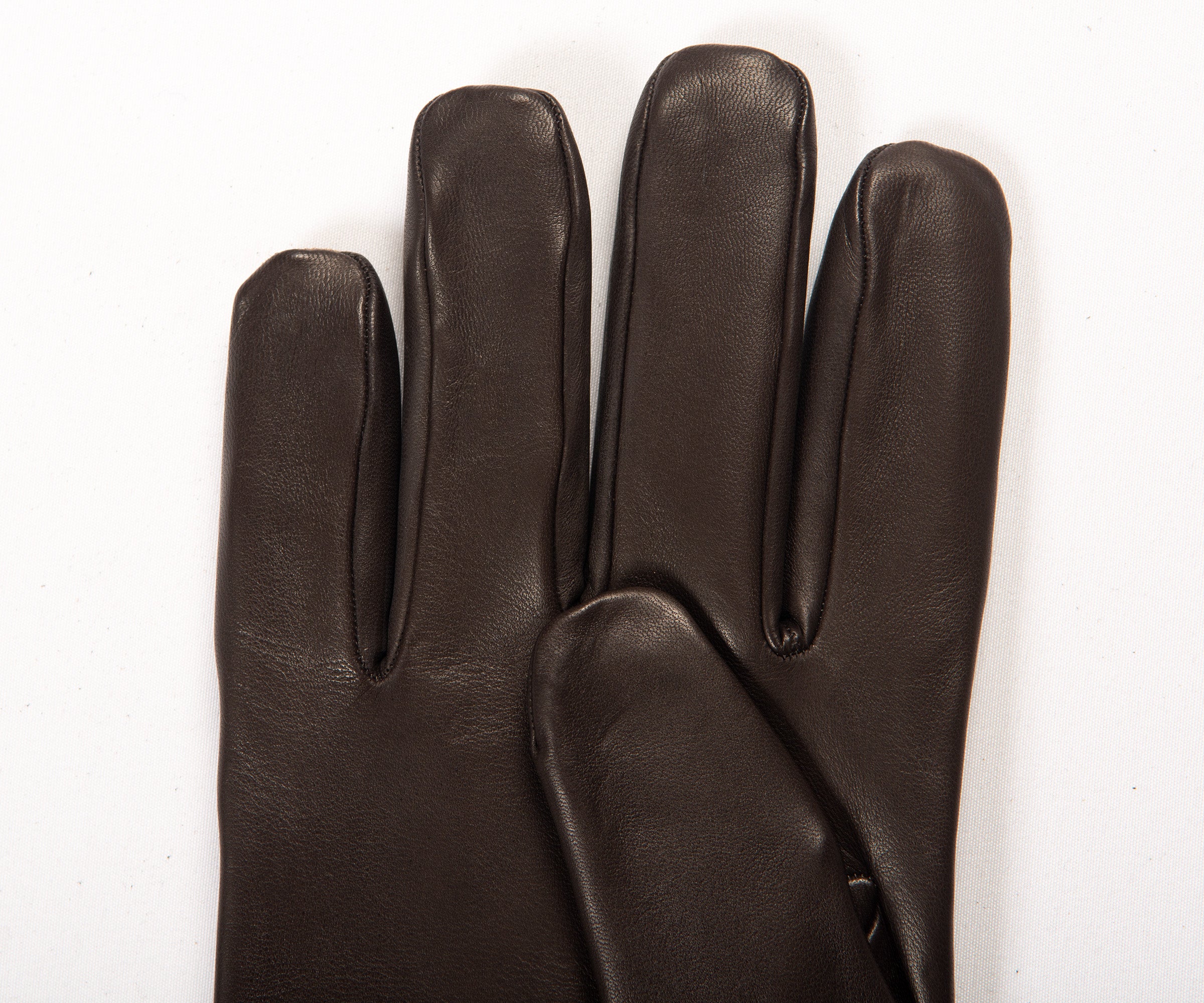 Mazzoleni Diamond Suede Funnel Gloves Tan