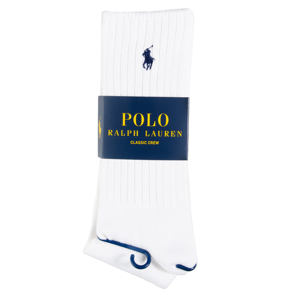 Polo Ralph Lauren Ribbed Socks White