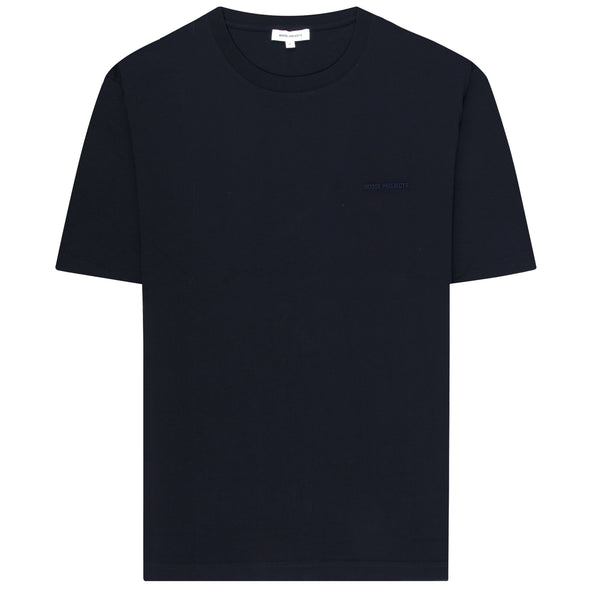 Norse Projects Johannes Norse Logo T- Shirt Navy