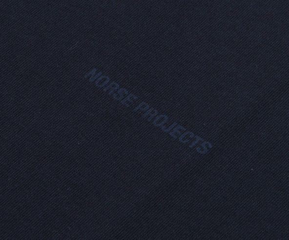 Norse Projects Johannes Norse Logo T- Shirt Navy