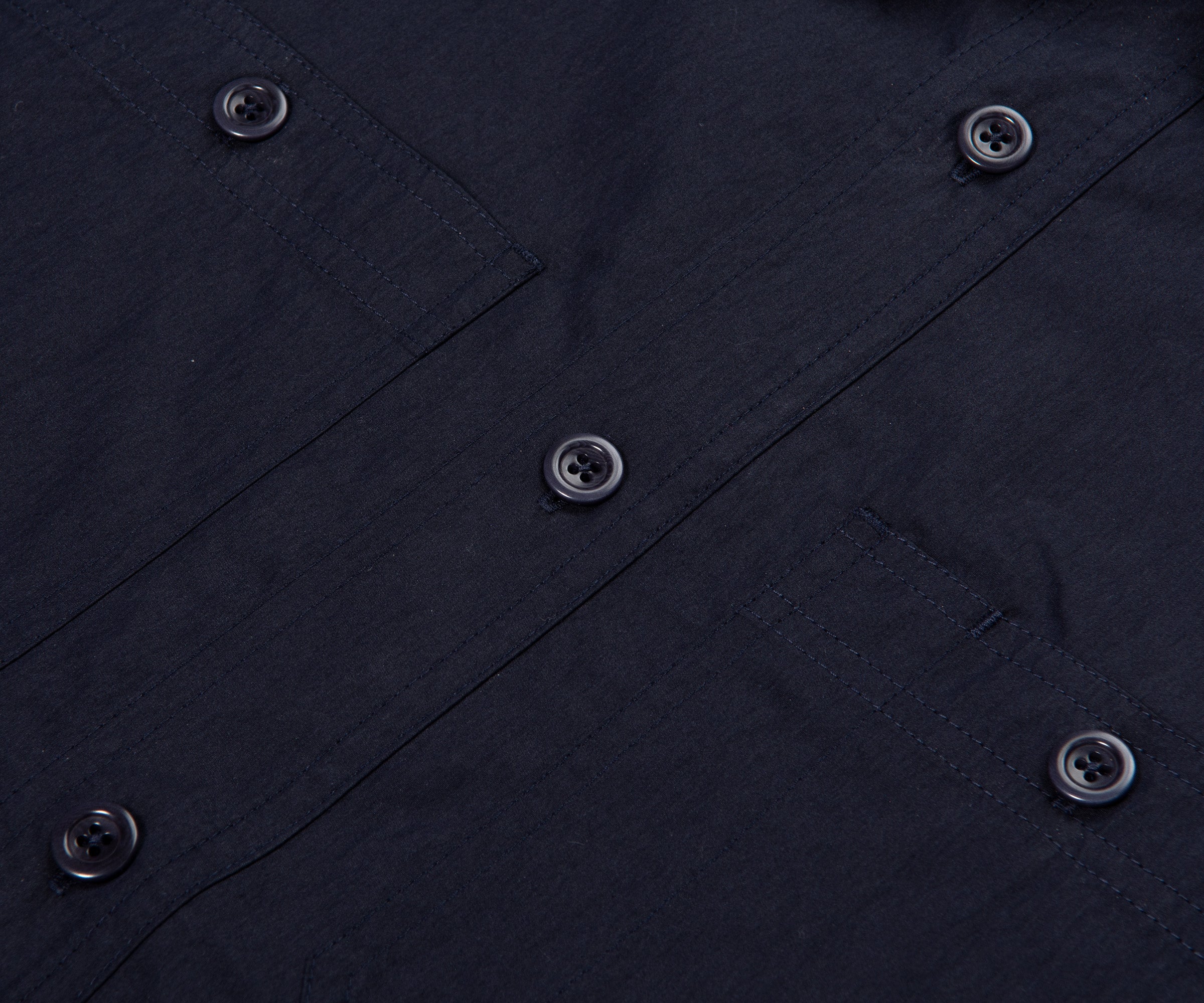 Norse Projects Ivan Tech Poplin SS Shirt Dark Navy