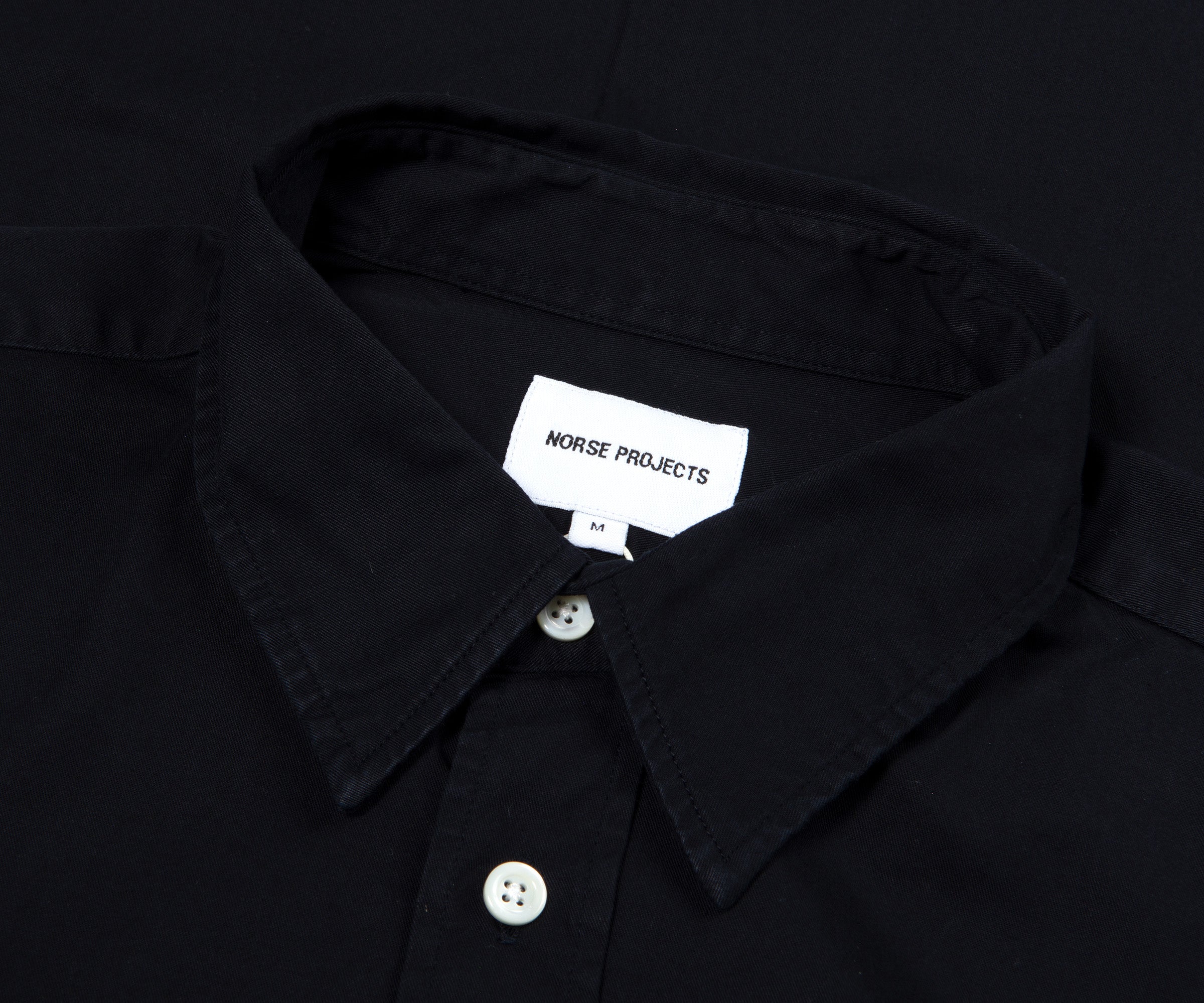 Norse Projects Algot Twill LS Shirt Navy