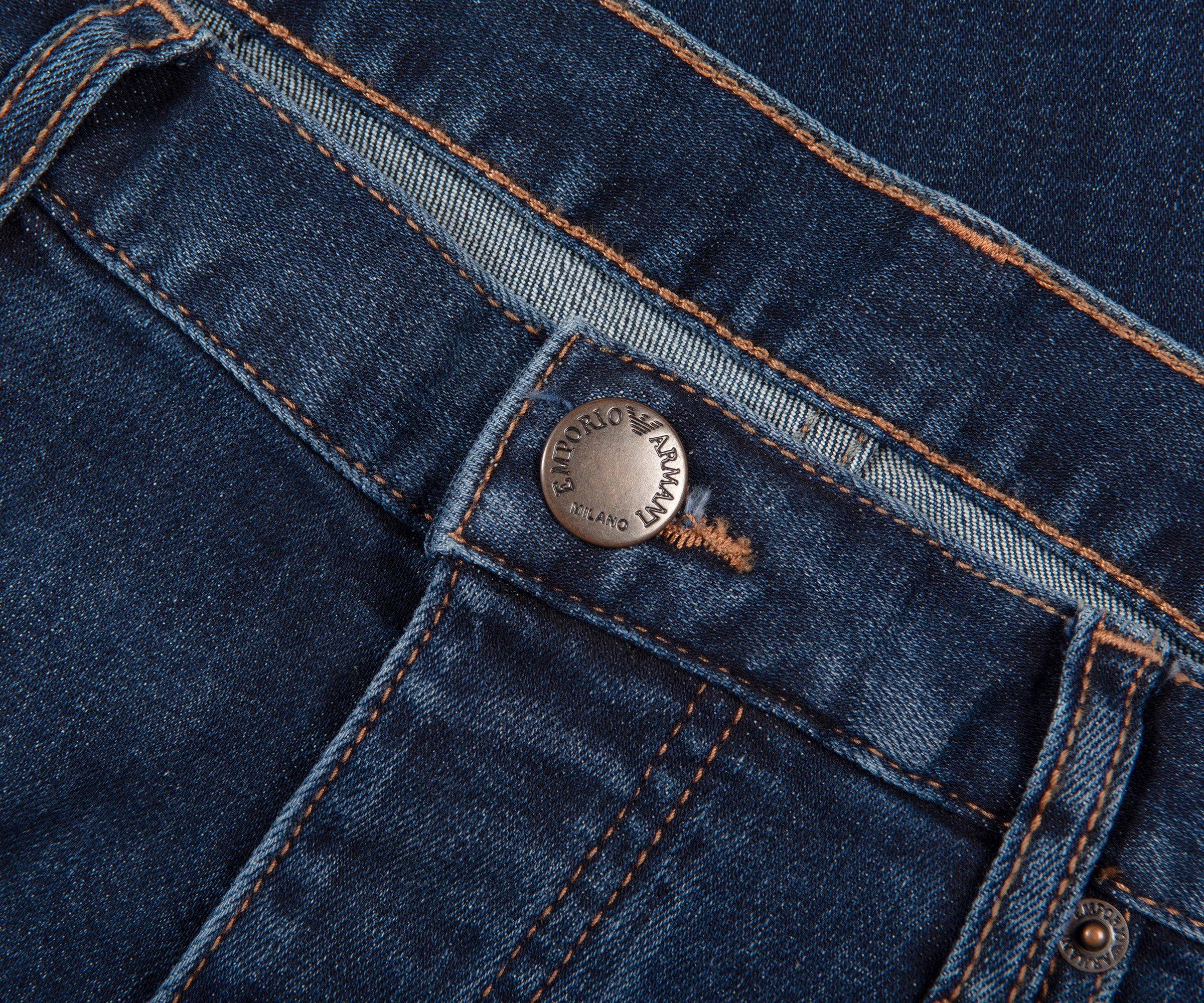 Emporio Armani J21 Regular Fit Jeans Denim Blue