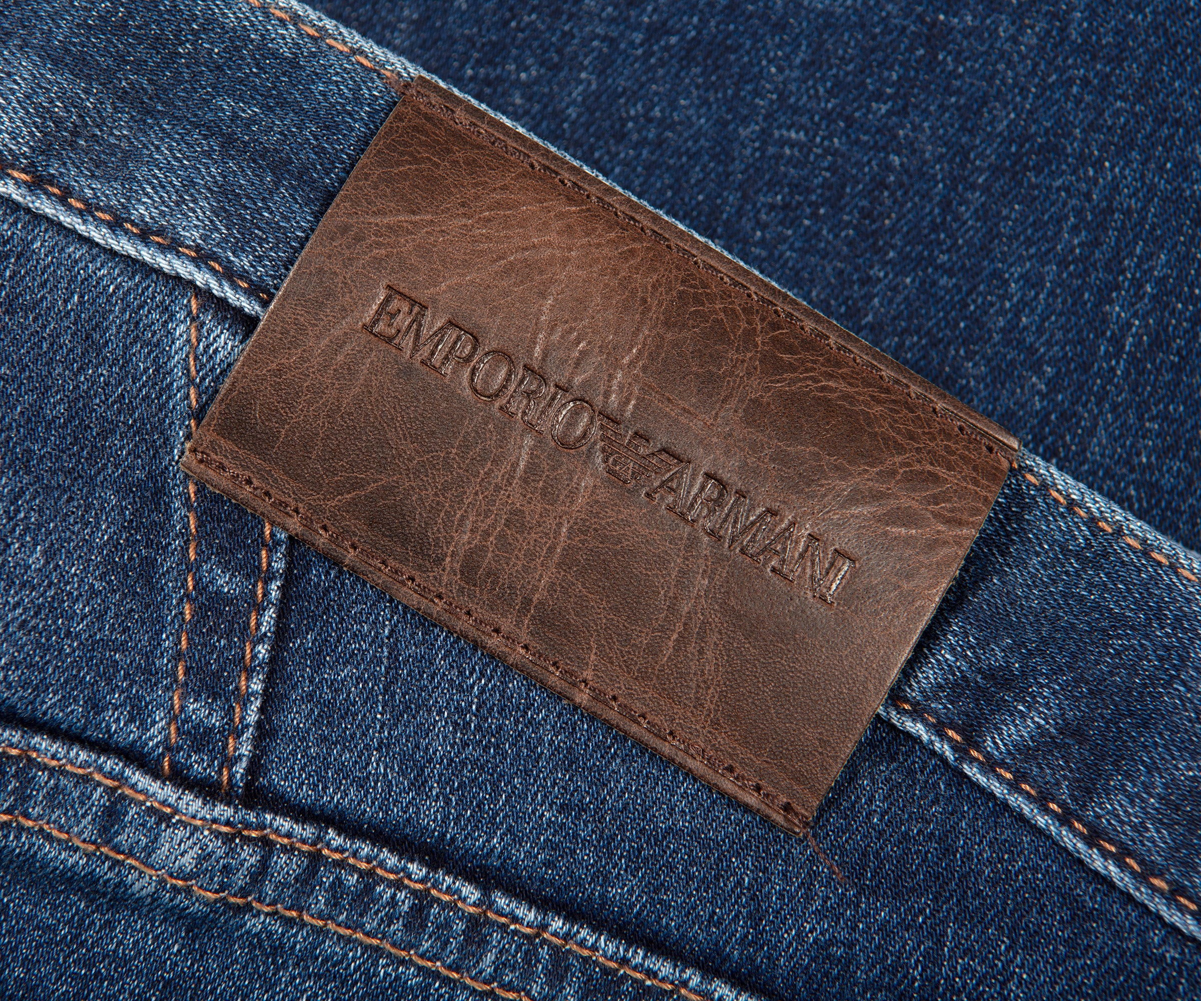 Emporio Armani J21 Regular Fit Jeans Denim Blue