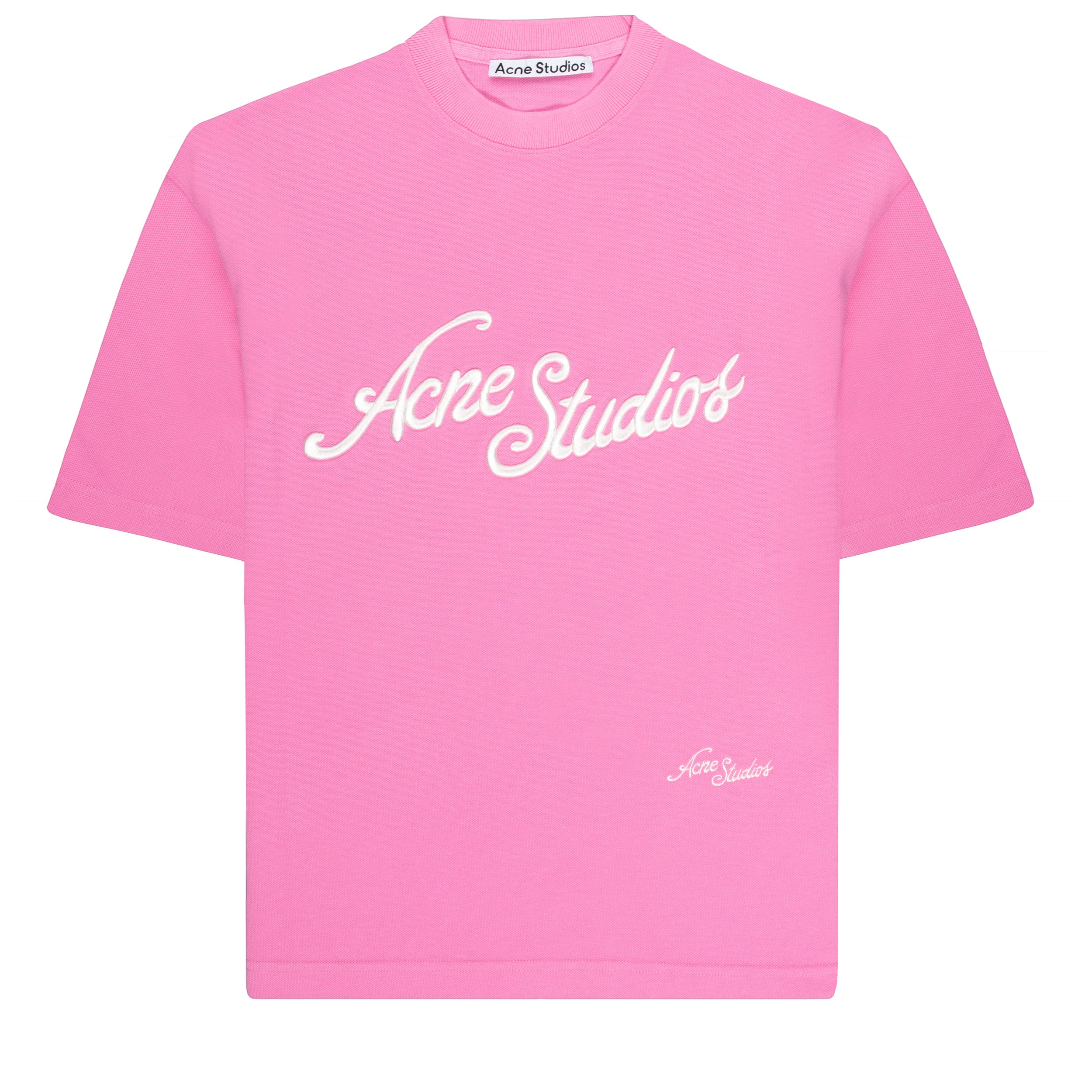 ACNE - rola　Acne Studios ロゴTシャツ 2018 ピンクロゴ Acne Studios Logo T-shirt Pink Men's - US