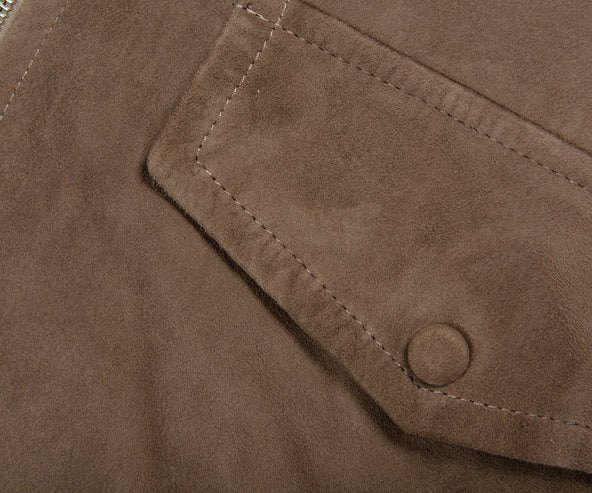 Valstar Padded Suede Flying Jacket Roccia