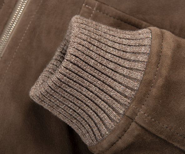 Valstar Padded Suede Flying Jacket Roccia