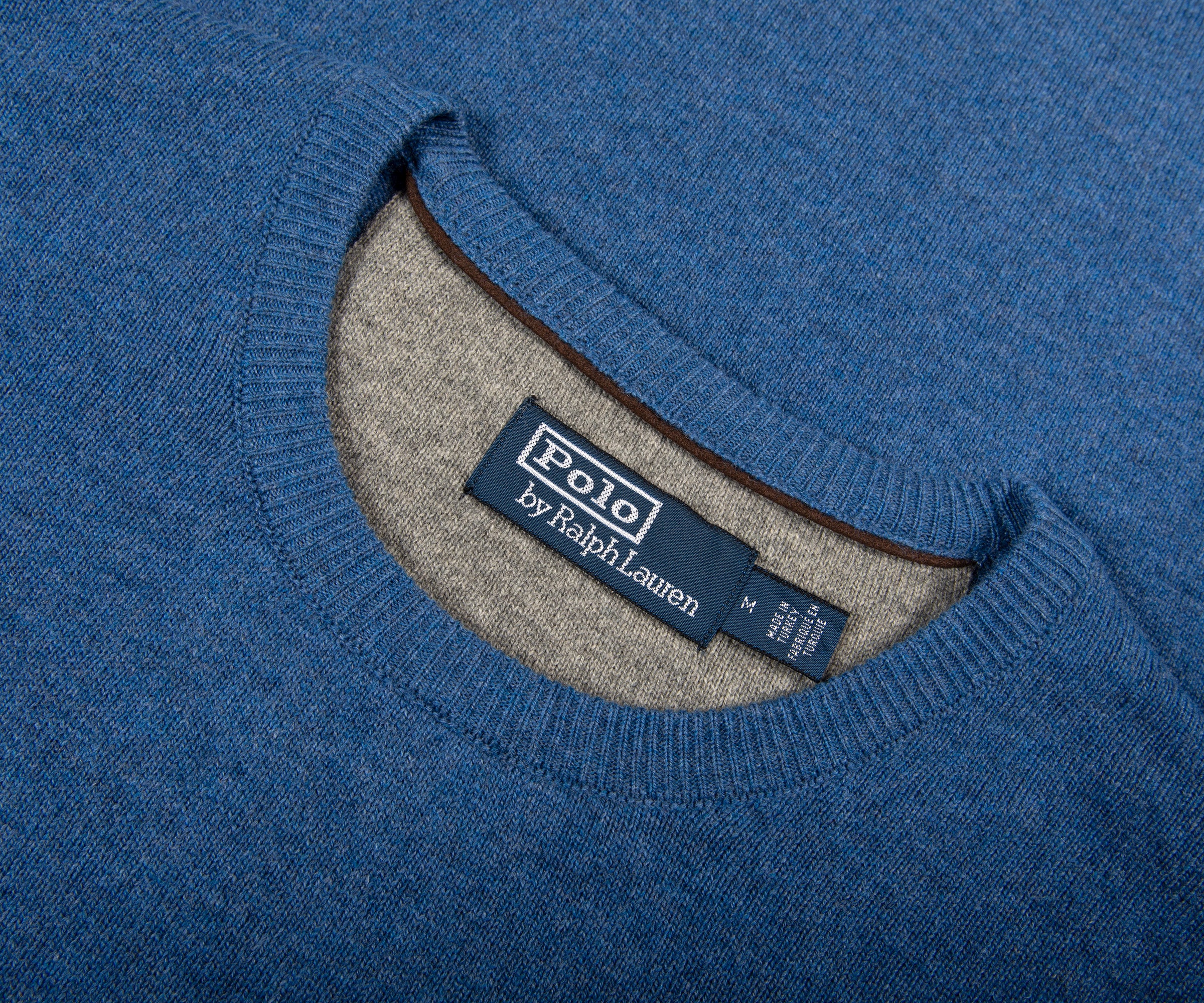 Polo Ralph Lauren  Classic Logo Crewneck Knit Blue Heather
