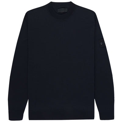 Stone Island Ghost Crewneck Knitted Jumper Navy