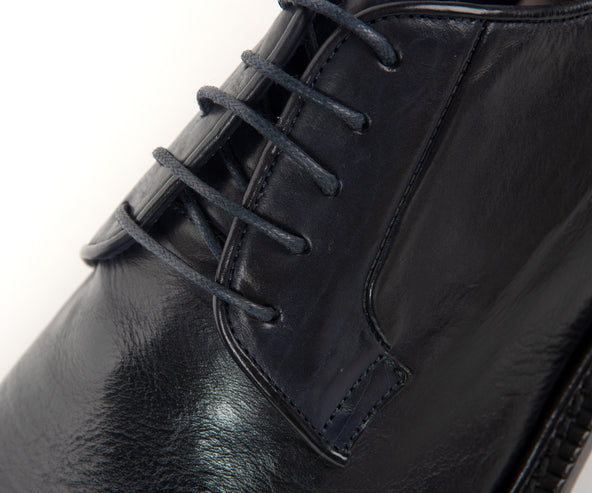 Paul Smith Leather Derby Shoes Dark Navy