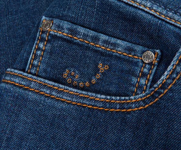 Jacob Cohën Bard Jean Slim Fit Dark Blue