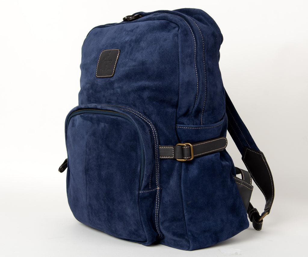 CALABRESE Suede Backpack Navy