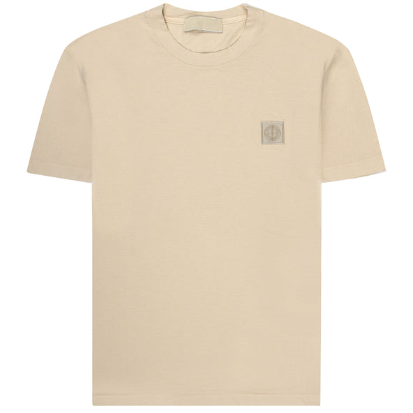 Stone Island Ghost Light weight Box logo T-Shirt Sand