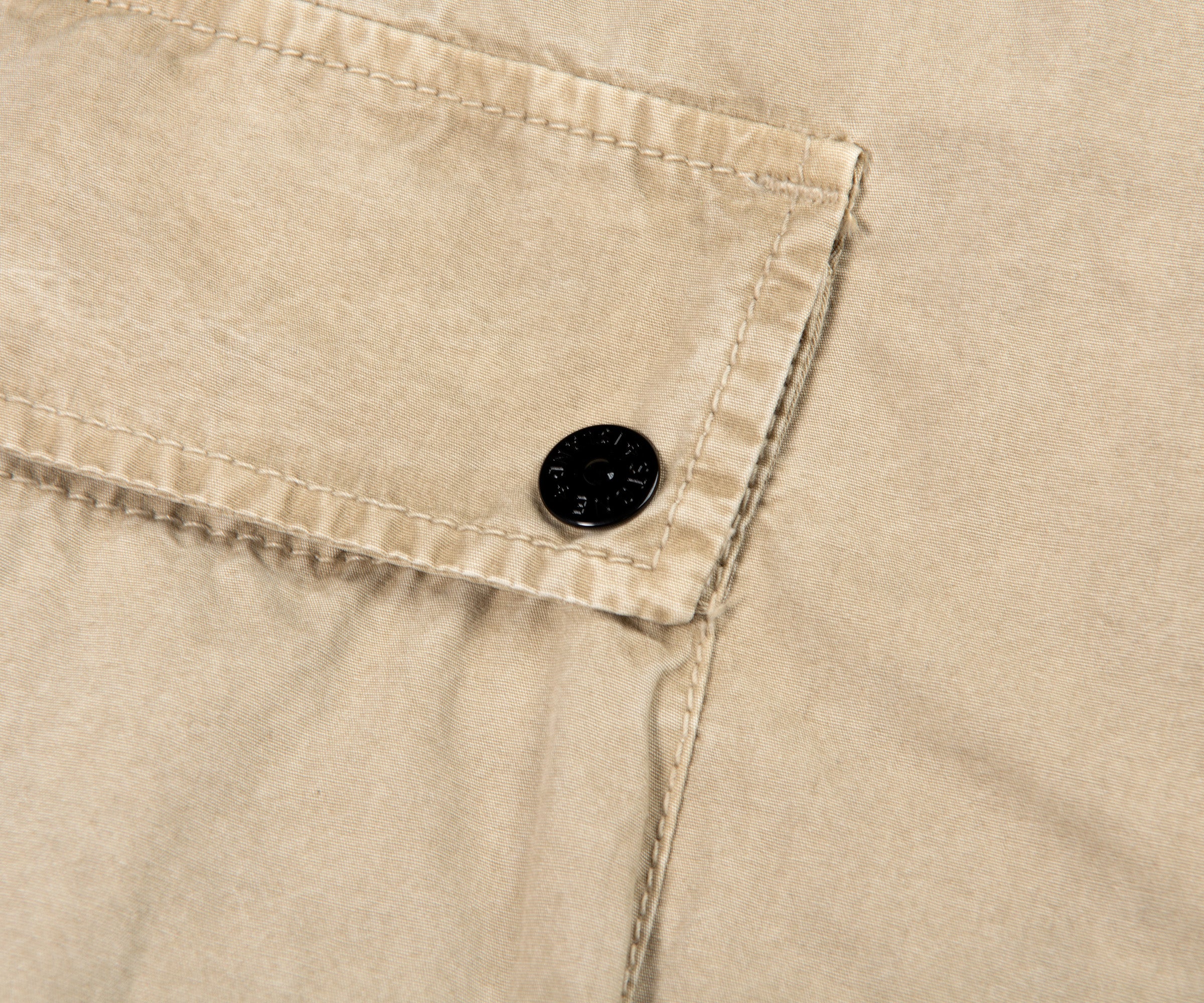 Stone Island Garment Dyed Cargo Shorts Dark Sand
