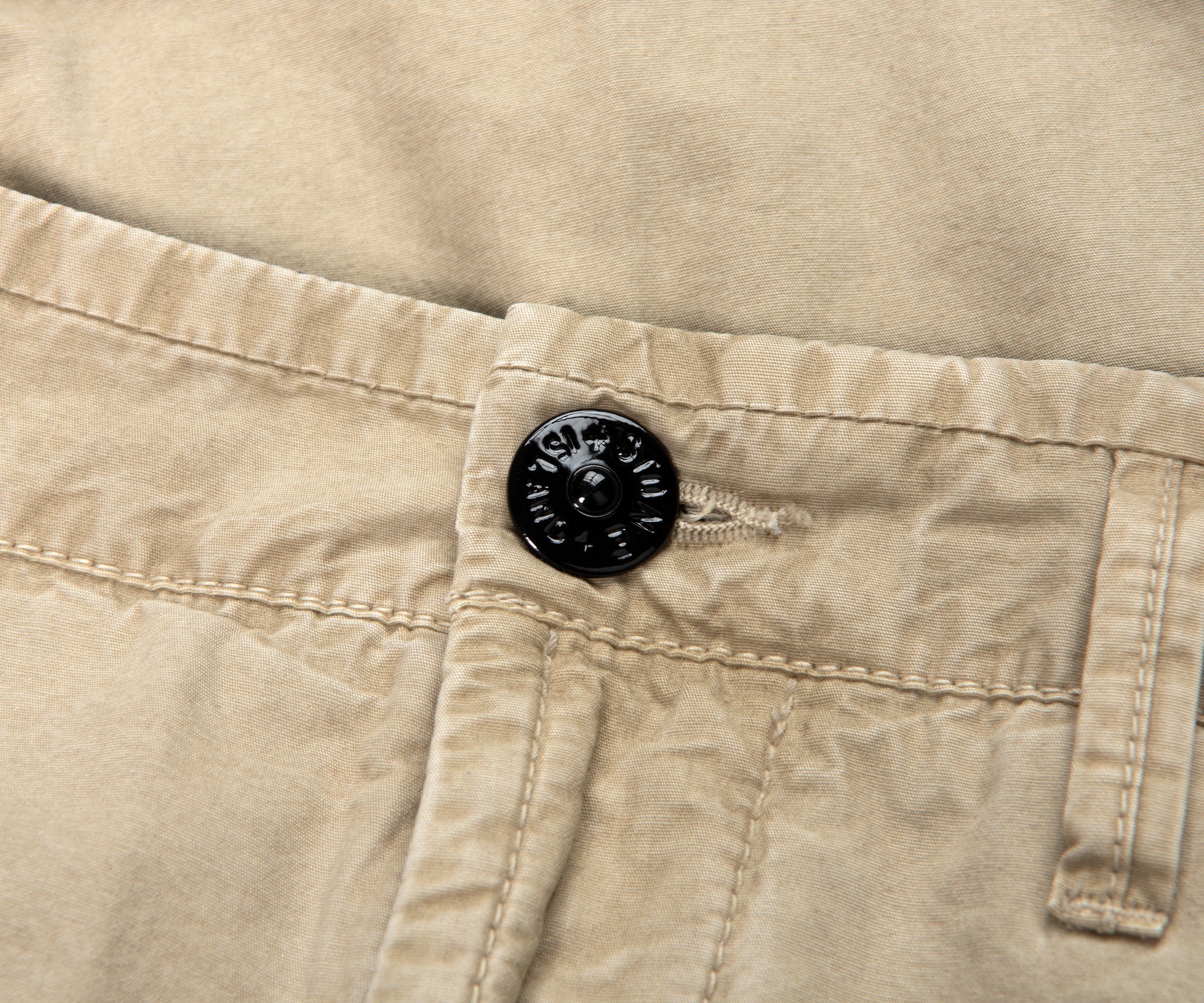 Stone Island Garment Dyed Cargo Shorts Dark Sand