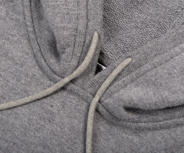 Thom Browne Wool 4-Bar Striped Hoody Grey