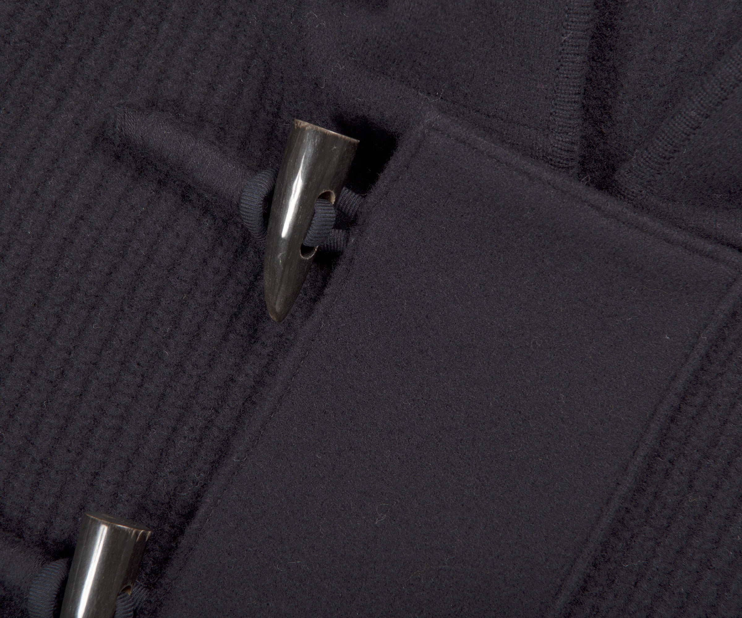 Thom Browne Duffle Knitted Cardigan Jacket Navy