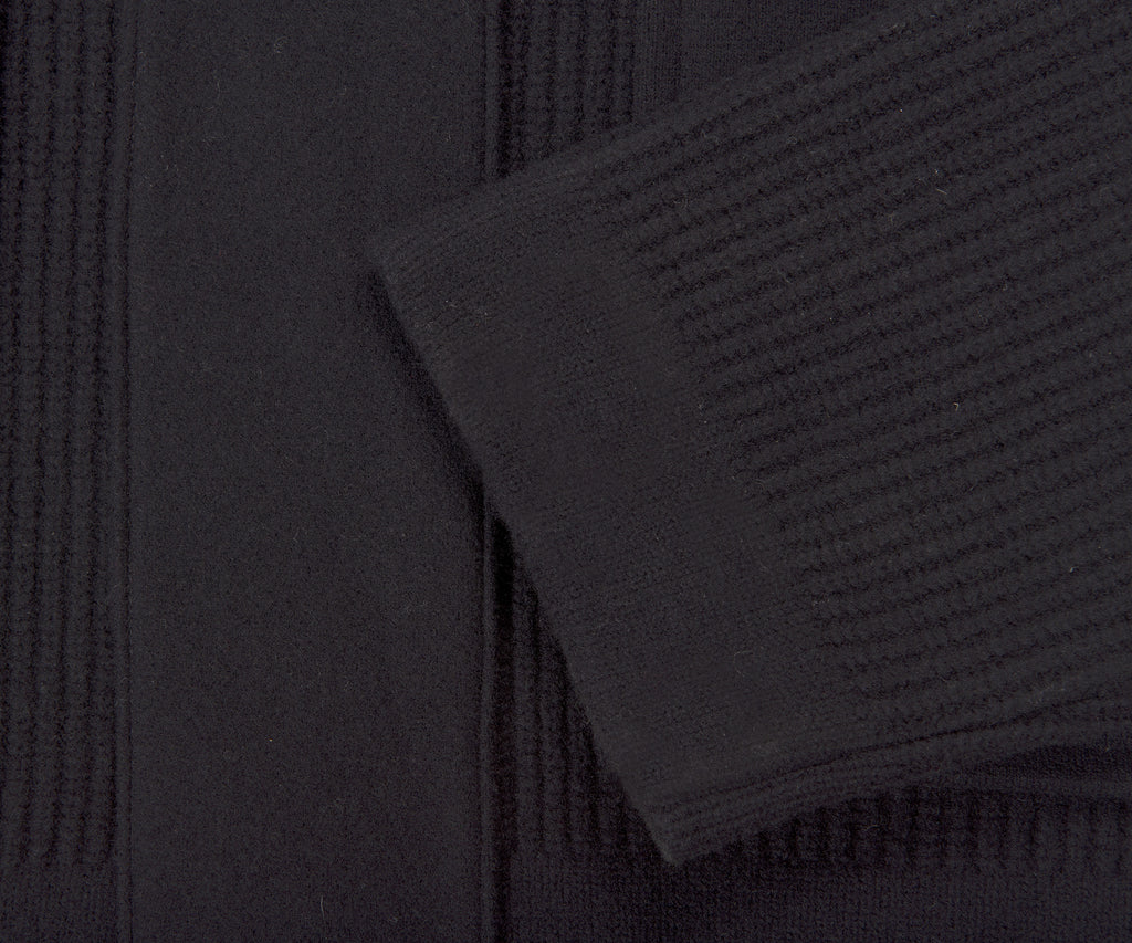 Thom Browne Duffle Knitted Cardigan Jacket Navy