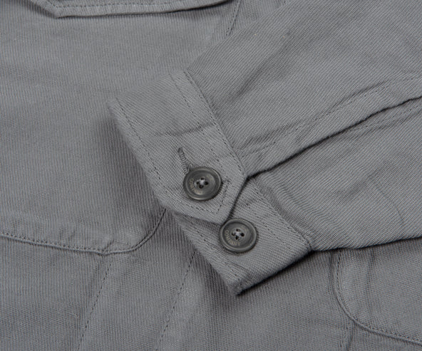 C.P. Company Double Pocket Cotton Overshirt Smoked Pearl