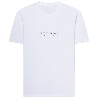 Norse Projects Johannes Code Printed T-Shirt White