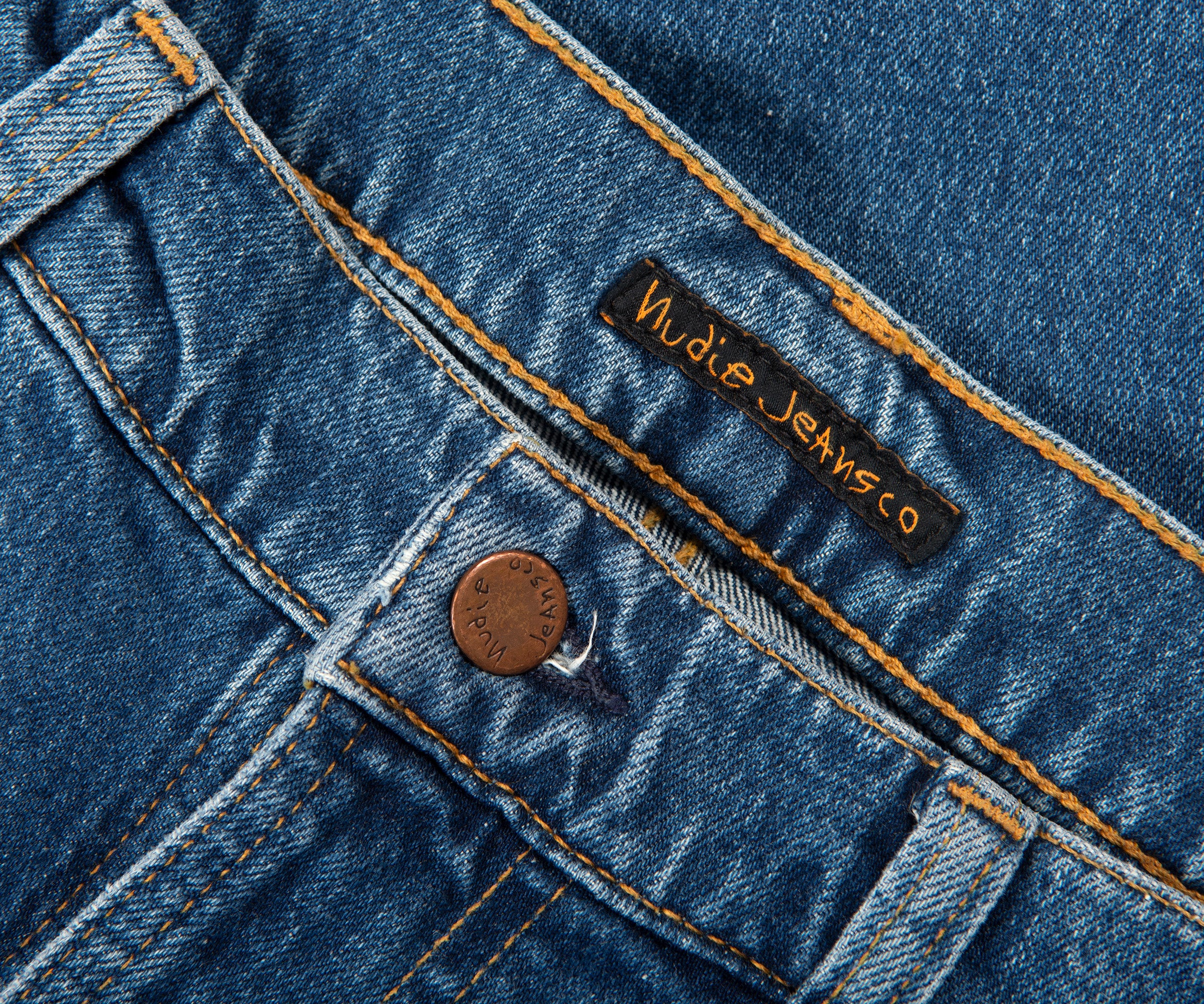 Nudie Lean Dean Plain Stone