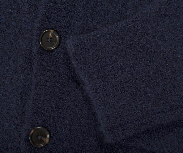 HUGO BOSS BOSS Pandoro Cashmere & Silk Cardigan Navy