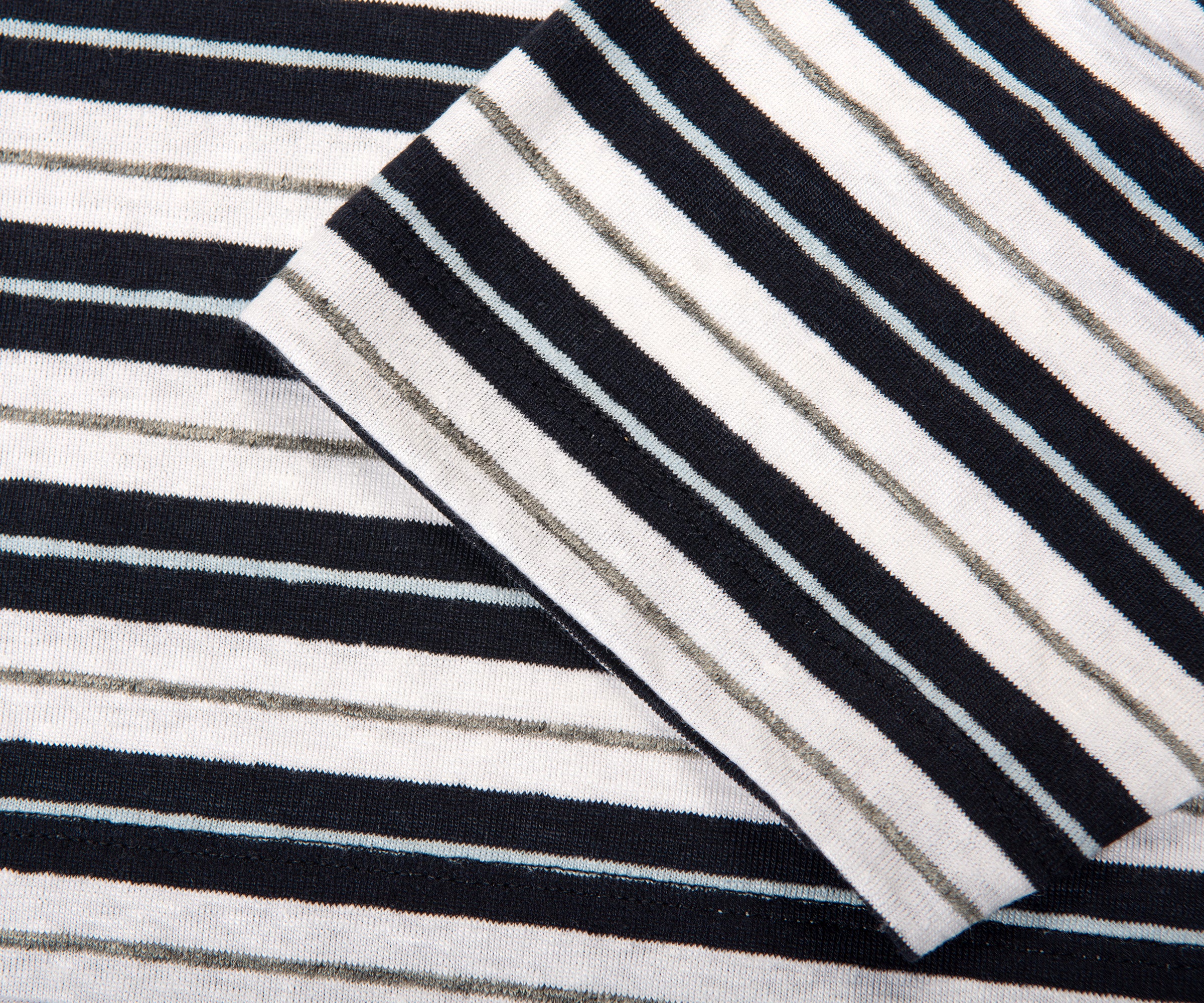 Thom Browne LS Striped Rugby Shirt Navy/White