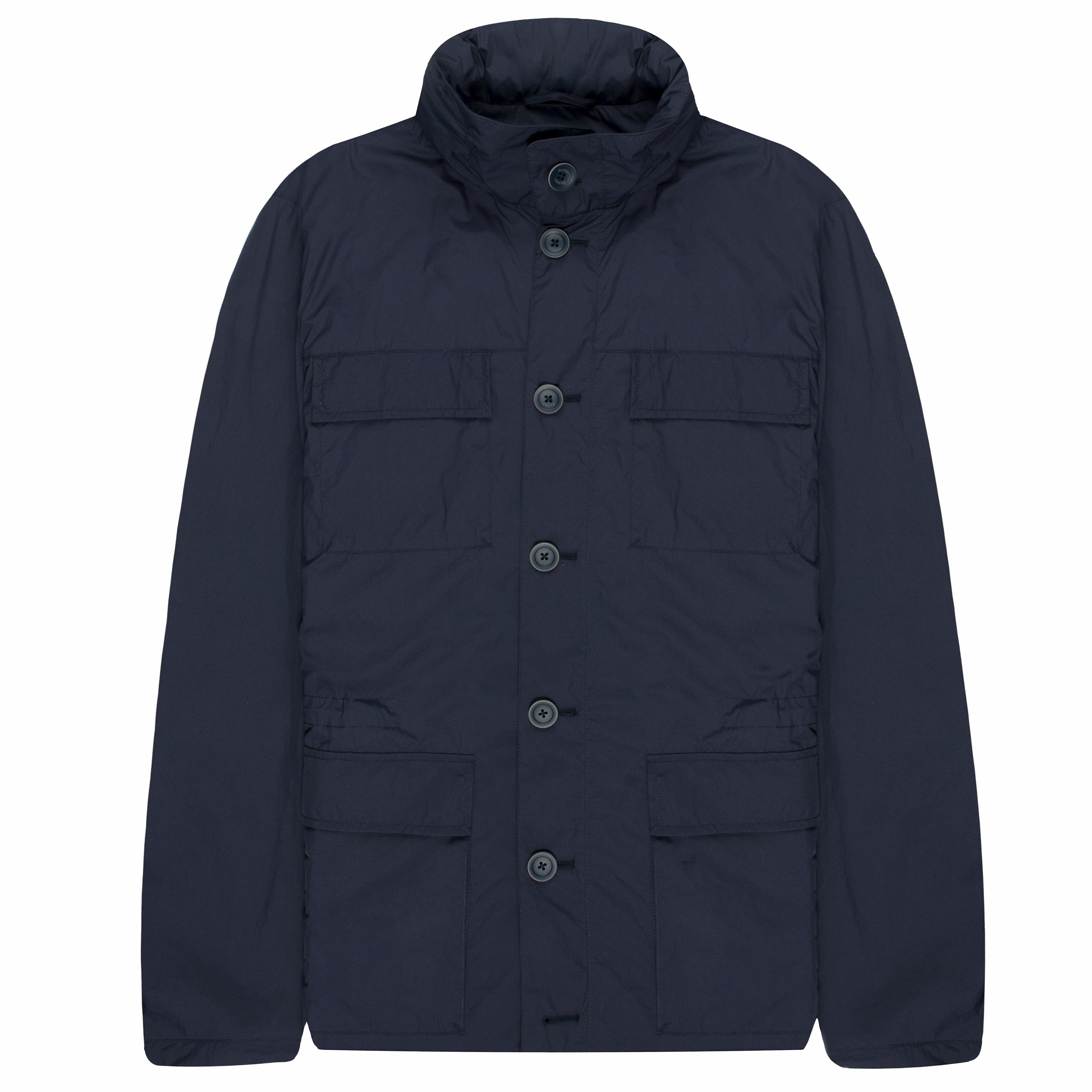 Herno Double Pocket Field Jacket Navy