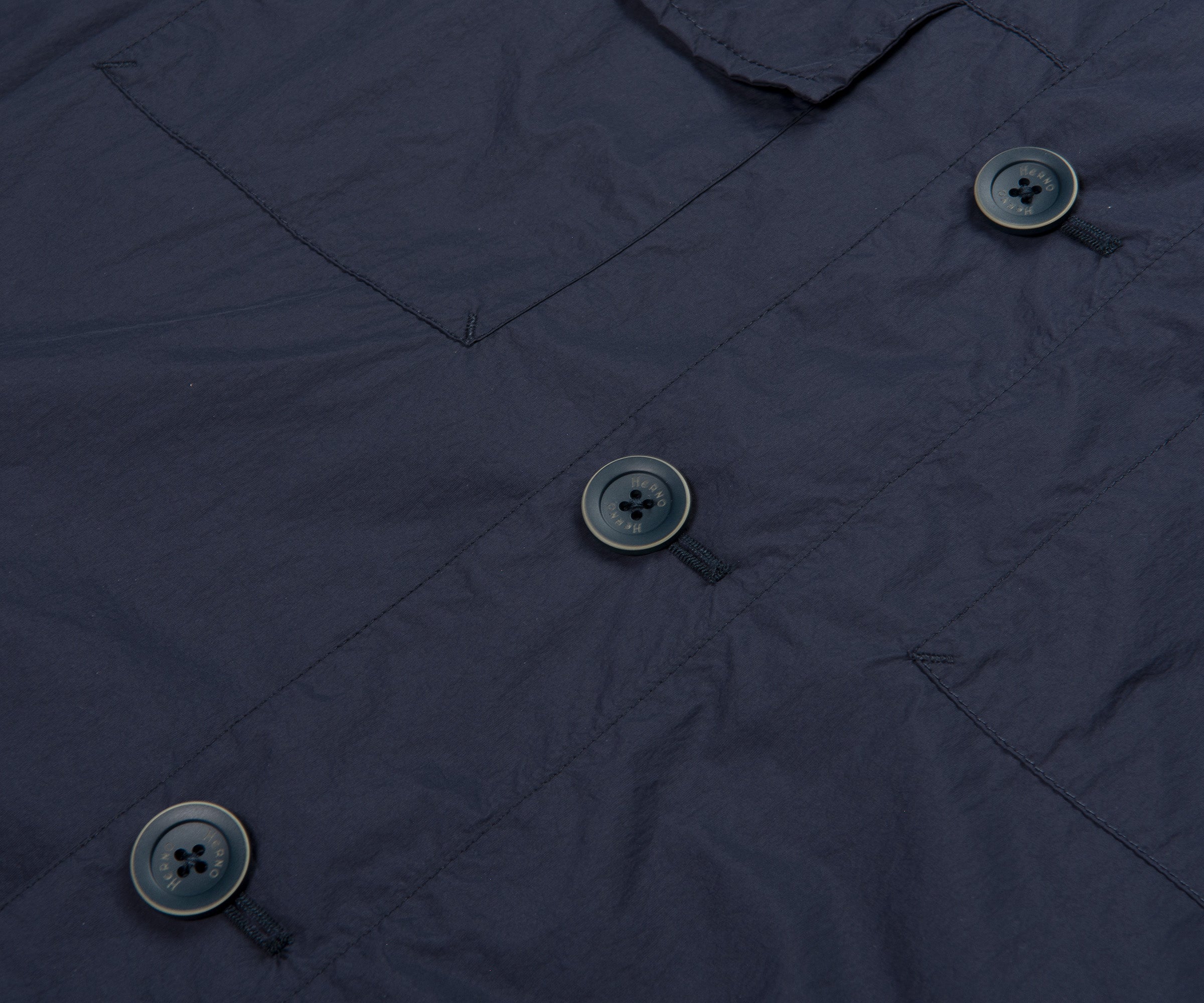 Herno Double Pocket Field Jacket Navy