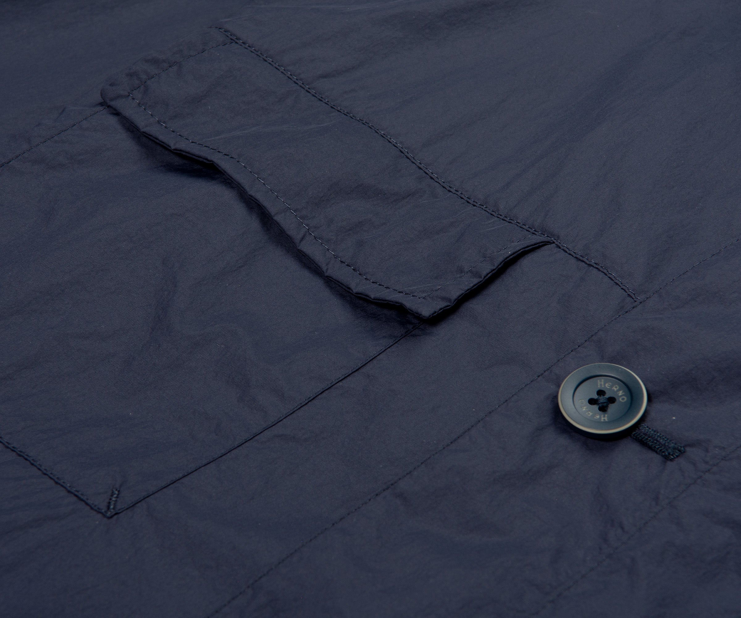 Herno Double Pocket Field Jacket Navy