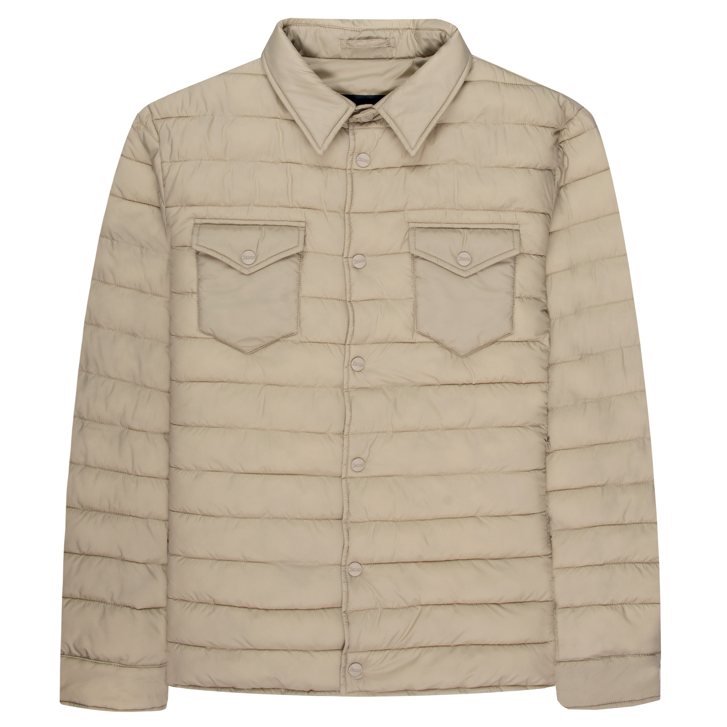 Herno Padded Chest Pocket jacket Cream