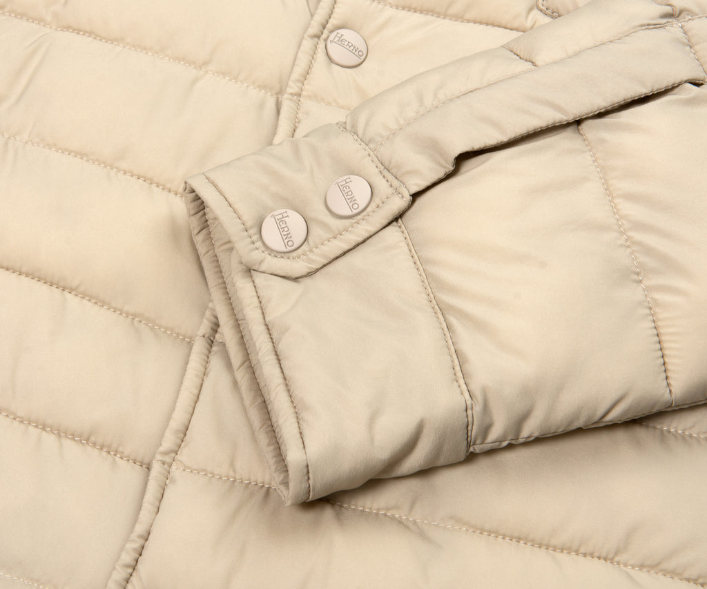 Herno Padded Chest Pocket jacket Cream