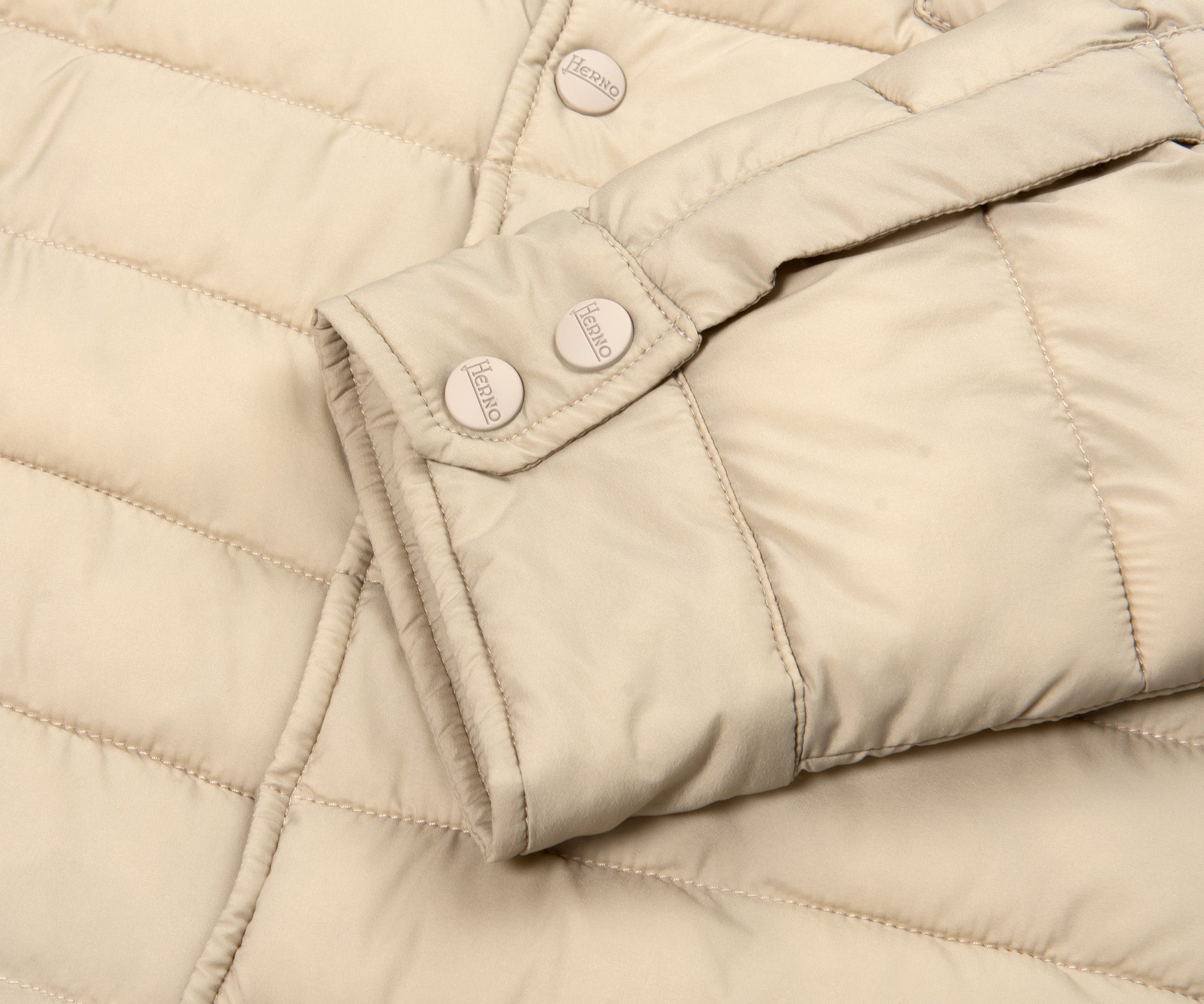 Herno Padded Chest Pocket jacket Cream