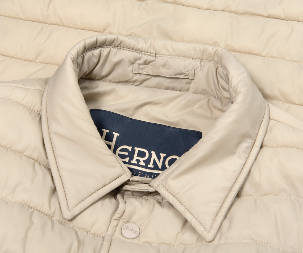 Herno Padded Chest Pocket jacket Cream