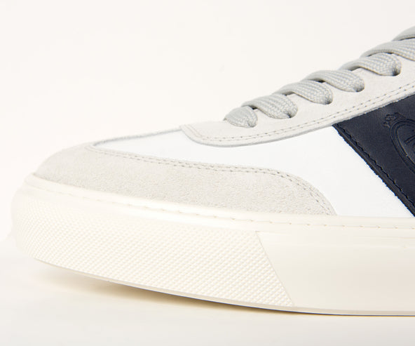 Tods Leather Lace Up Trainers White