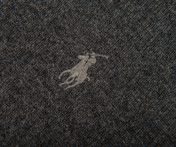 Polo Ralph Lauren Classic Logo Crewneck Knit Dark Charcoal Heather