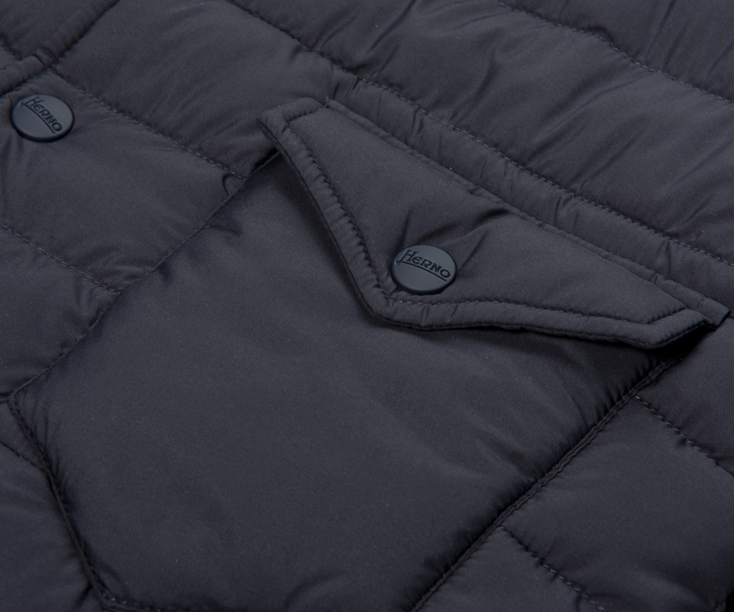 Herno Padded Chest Pocket jacket Navy