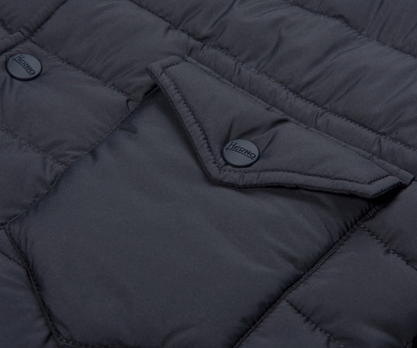 Herno Padded Chest Pocket jacket Navy
