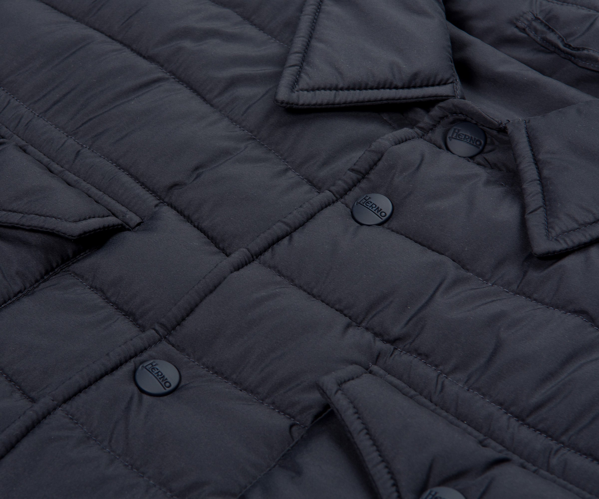 Herno Padded Chest Pocket jacket Navy