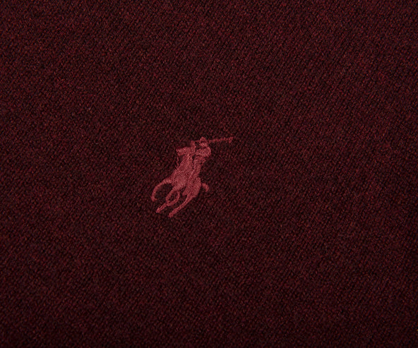 Polo Ralph Lauren Classic Logo Crewneck Knit Classic Wine