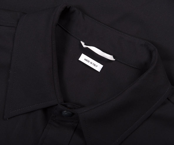 Thom Browne Full Button Wool Overshirt Jacket Navy
