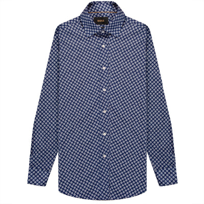 HUGO BOSS L-JIM-KENT Shirt Dark Blue