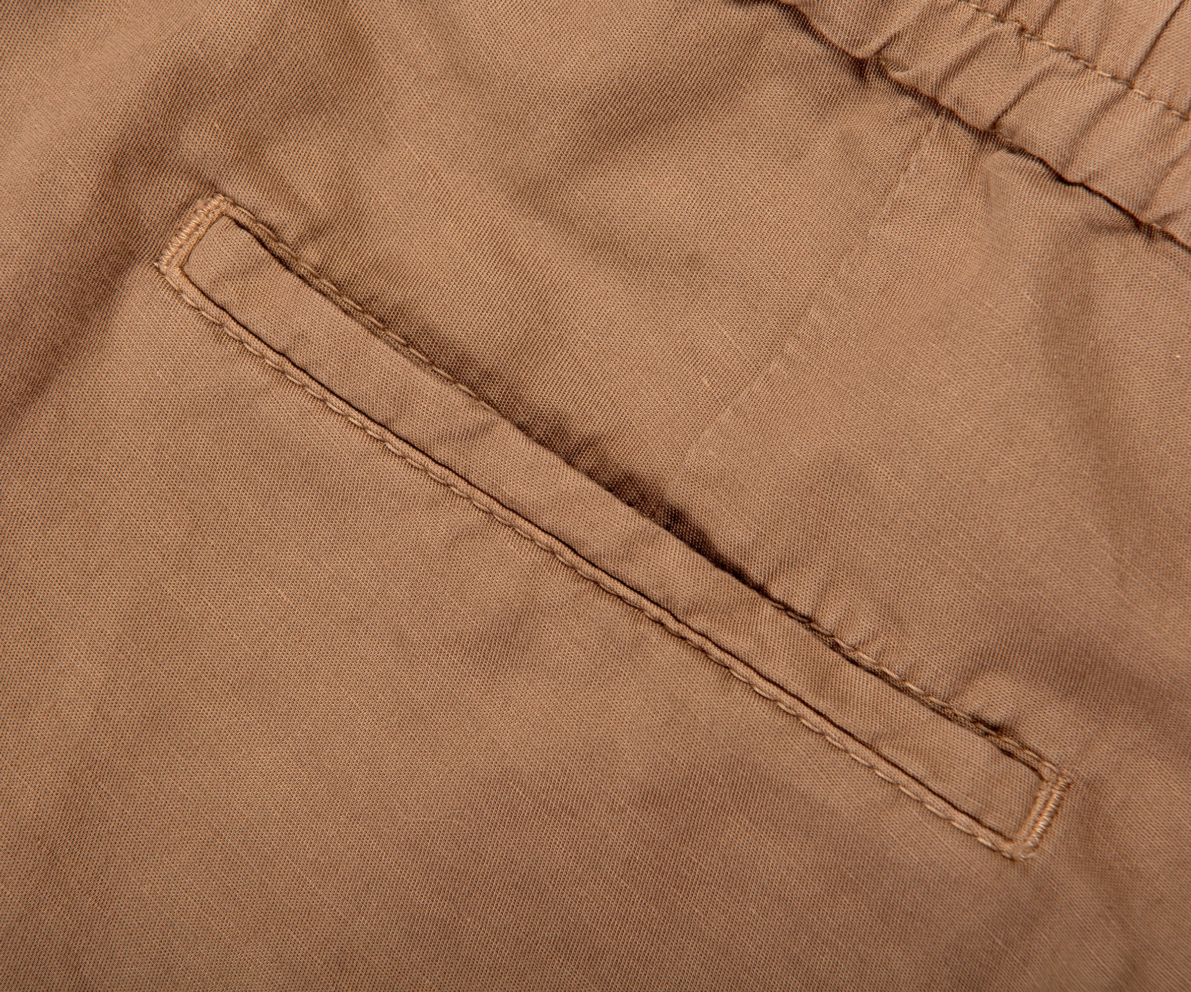 Brunello Cucinelli Drawstring cotton trousers Beige