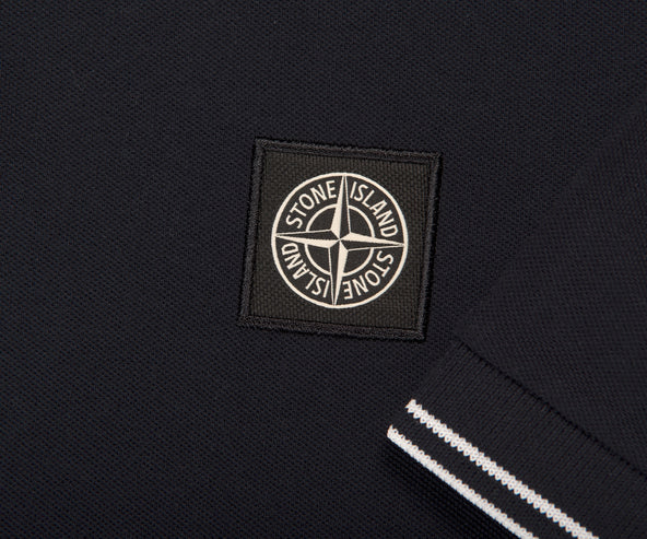 Stone Island Box Logo Polo Navy