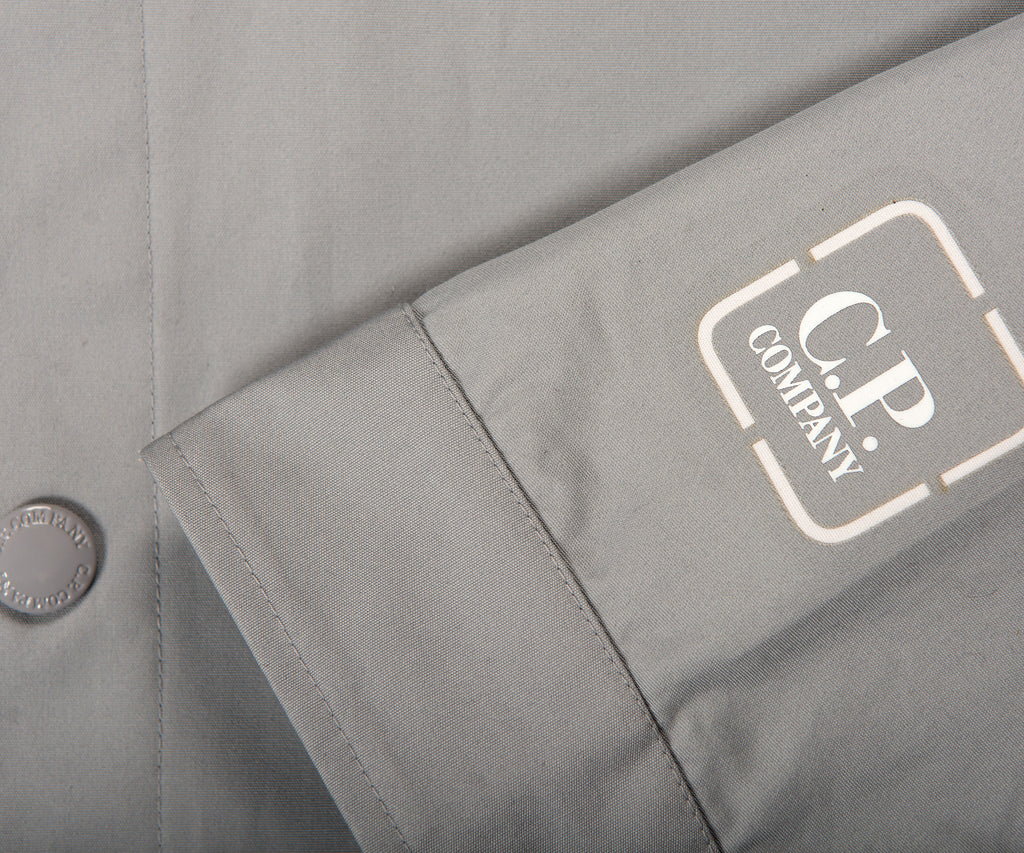 C.P. Company Metropolis Full Button Overshirt Drizzle Grey