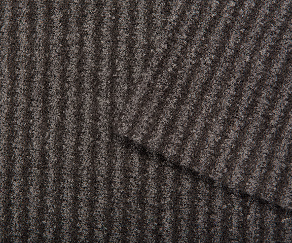 Thom Browne Striped Button Down SS Polo Grey