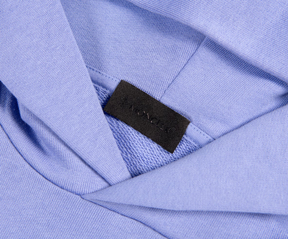 Moncler Large Logo Hooded Sweatshirt Purple/Black