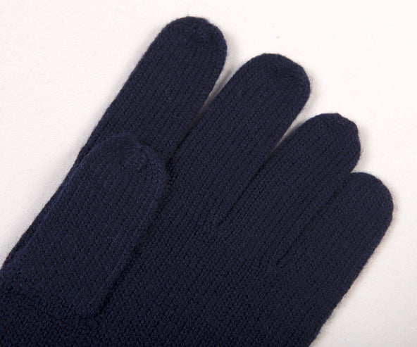 Polo Ralph Lauren Classic Logo Wool Gloves Navy