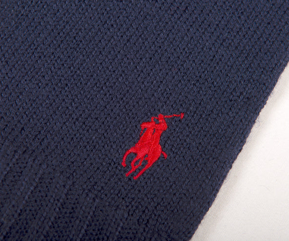 Polo Ralph Lauren Classic Logo Wool Gloves Navy